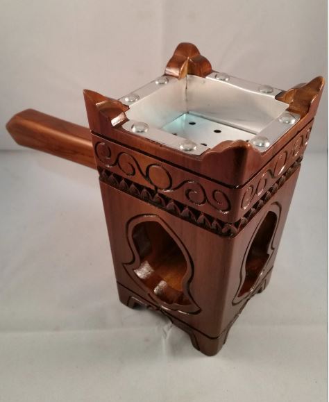 Wooden Incense Burner: Tarimi Mabkhara - Model 3