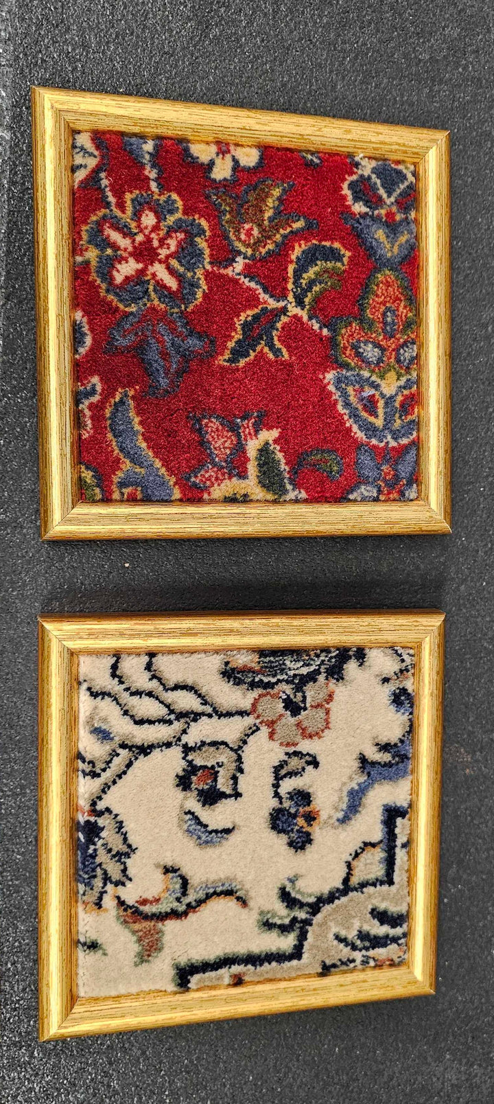 2 Framed Carpet Used In the Holy Kaaba (Makkah) and Rawdah (Madina)