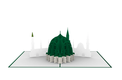 بطاقة المدينة المنورة ثلاثية الأبعاد - استمتع بجمال الحج والعمرة