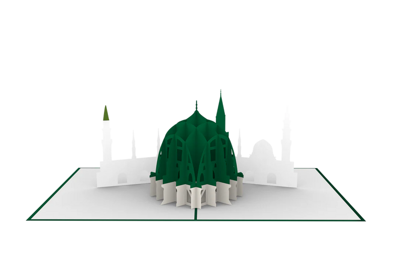 Madinah 3D Pop Up Card - Embrace the Beauty of Hajj and Umrah