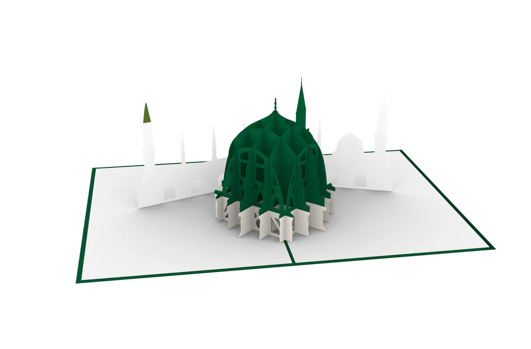 Madinah 3D Pop Up Card - Embrace the Beauty of Hajj and Umrah