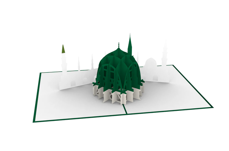 Madinah 3D Pop Up Card - Embrace the Beauty of Hajj and Umrah