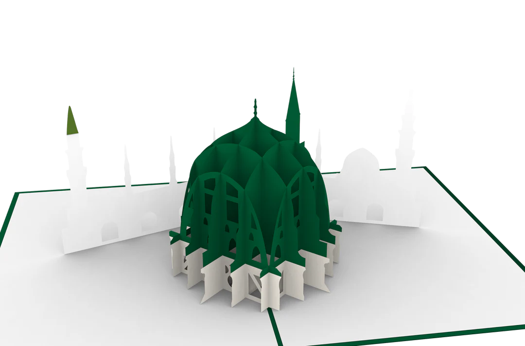 Madinah 3D Pop Up Card - Embrace the Beauty of Hajj and Umrah