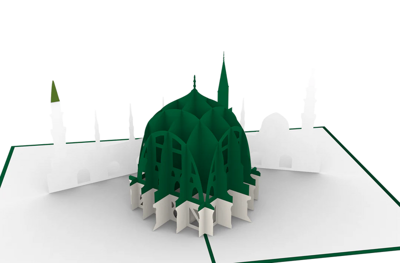 Madinah 3D Pop Up Card - Embrace the Beauty of Hajj and Umrah