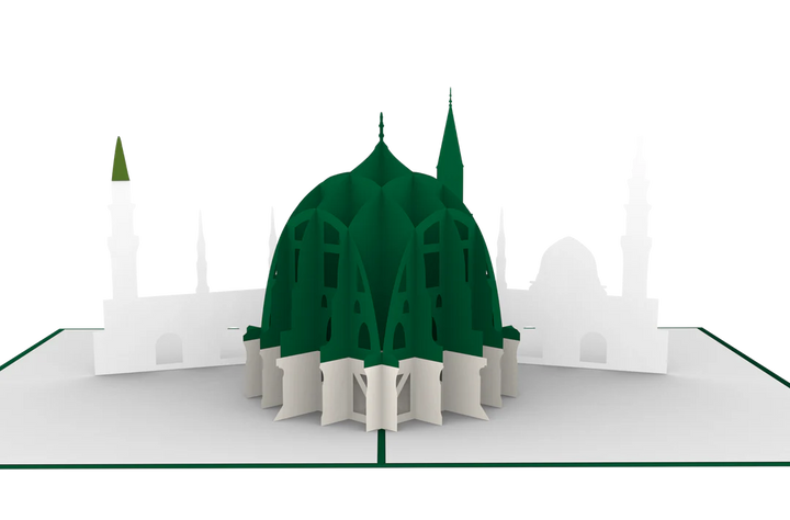 Madinah 3D Pop Up Card - Embrace the Beauty of Hajj and Umrah