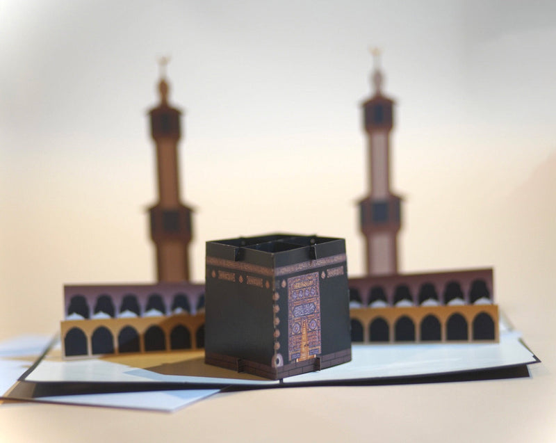 Kaba 3D Pop Up Card - Embrace the Beauty of Hajj and Umrah