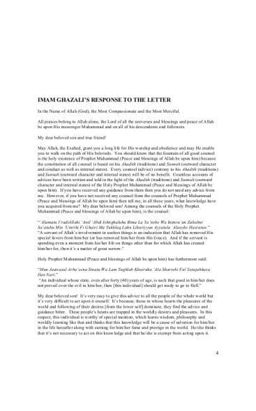 Letter to a Disciple (Ayyuhā'l-Walad)