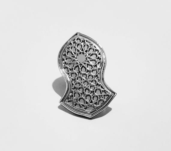 Prophetic Silver Sandal Pin